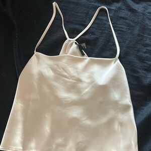 cropped silk forever 21 top!
